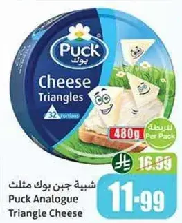 Puck analogue triangle cheese, 480g.