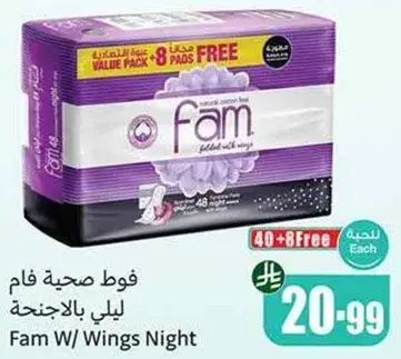 Fam W/ Wings Night Pads