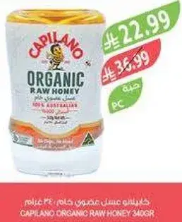 Capilano Organic Raw Honey 340g