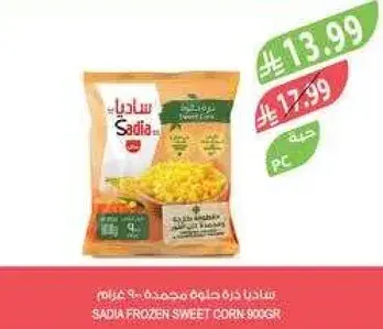 ساديه ذره حلوه مجمده 900 غرام