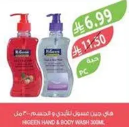 Higeen Hand & Body Wash 300ml