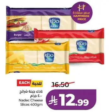 Nadec Cheese Slices 400g