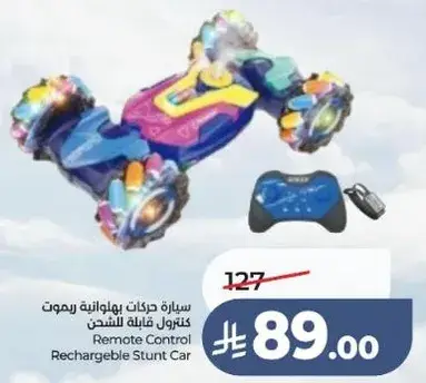 Remote Control Rechargeable Stunt Car.