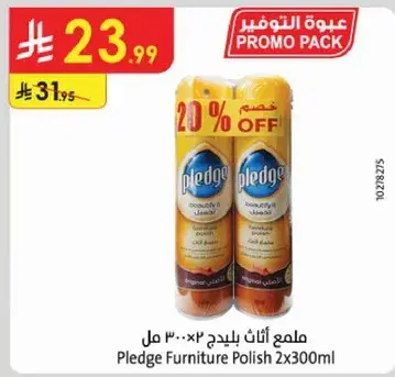 Pledge Furniture Polish 2x300ml
