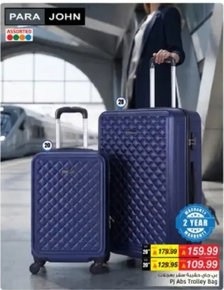 Para John ABS Trolley Bag - Set of 2