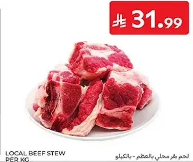 Local beef stew per kg