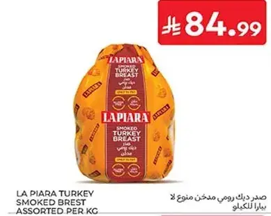 La Piara Turkey Smoked Breast Assorted per kg