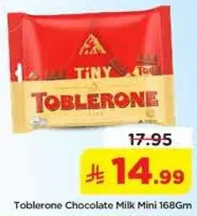 Toblerone Chocolate Milk Mini 168Gm