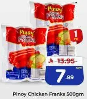 Pinoy Chicken Franks 500gm