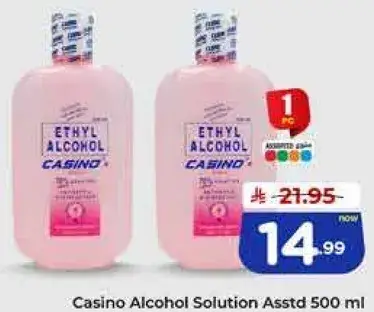 Casino Alcohol Solution Asstd 500 ml