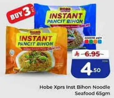 Hobe Xprs Inst Bihon Noodle Seafood 65g