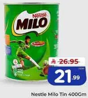 Nestle Milo Tin 400Gm