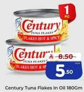Century Tuna Flakes In Oil 180Gm