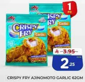 Crispy Fry Ajinomoto Garlic 62Gm