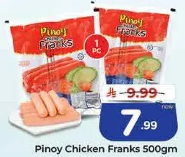 Pinoy Chicken Franks 500gm