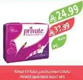 Private Maxi Pads Night 48's