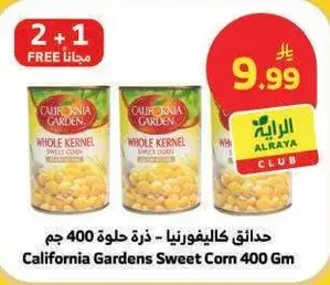 California Gardens Sweet Corn 400 Gm