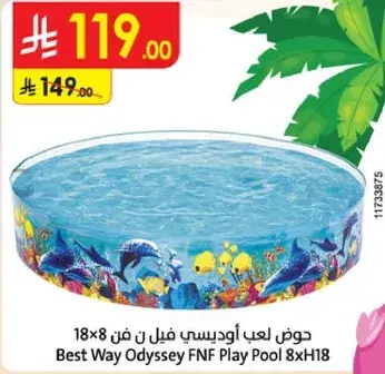 حمام لعب اوديسي 18x8