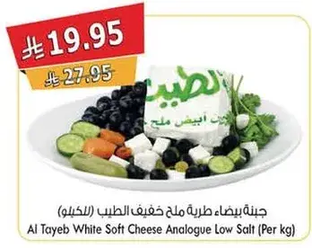 جبنه بيضاء طريه ملح خفيف الطيب (للكيلو)