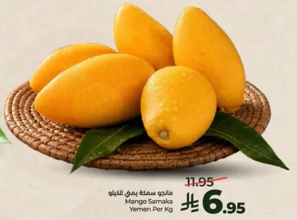 Mango Samaka from Yemen sold per kg.