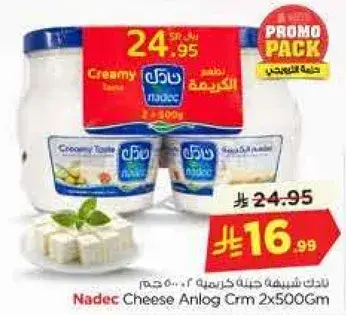 Nadec Cheese Analog Cream 2x500g