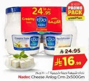Nadec Cheese Anlog Cm 2x500Gm