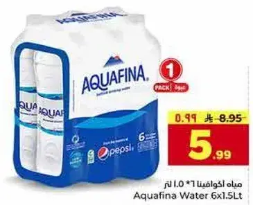 مياه اكوافينا 6 × 1.5 لتر