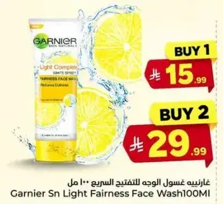 Garnier Sn Light Fairness Face Wash 100ML