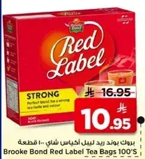Brooke Bond Red Label Tea Bags 100's