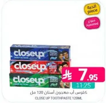 CLOSE UP TOOTHPASTE 120ML