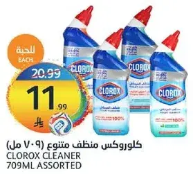 CLOROX CLEANER ASSORTED 709ML