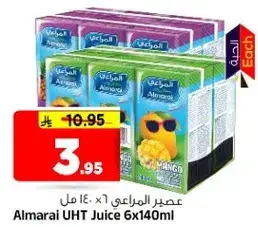 Almarai UHT Juice 6x140ml