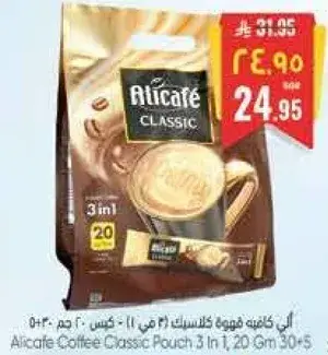 Alicafe Coffee Classic Pouch 3 In 1, 20 Gm 30+