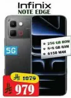 Infinix Note Edge 256 GB ROM, 8 GB RAM