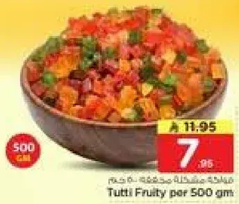 Tutti Fruity per 500 gm