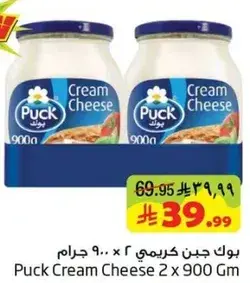 Puck Cream Cheese 2 x 900 Gm