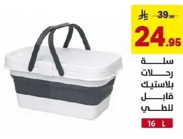 Travel basket with handles
