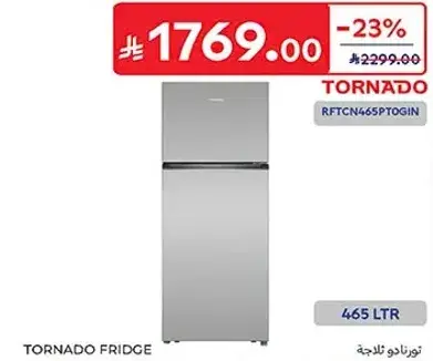 Tornado Fridge 465 LTR