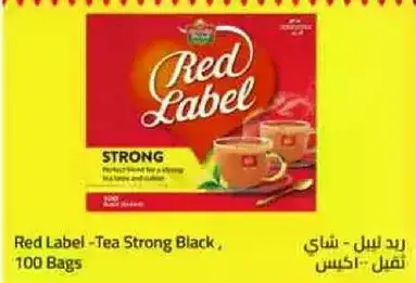 Red Label - Tea Strong Black, 100 Bags