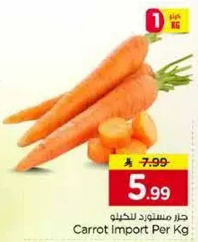 Carrot Import Per Kg