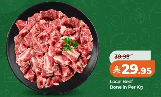 Local Beef Bone in Per Kg