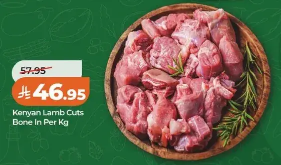 Kenyan Lamb Cuts Bone In Per Kg