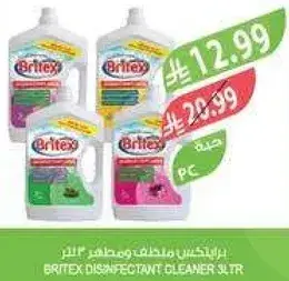 بريتيكس مطهر ومنظف 3 لتر