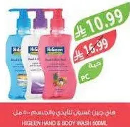 هيجين غسول يد وجسم 500 مل