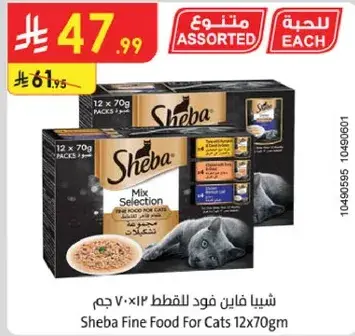 شيبيا فود للقطط 12×70 جرام