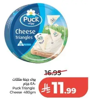 Puck Triangle Cheese 480gm