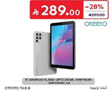 OTEETO TAB 8, 8", 8GB UPTO 256GB