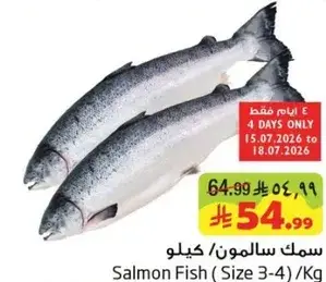 Salmon Fish (Size 3-4) / Kg