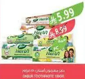 معجون اسنان دابر هيرب 150 جرام