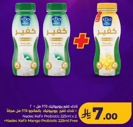 Nadec Kefir Probiotic 225ml x2